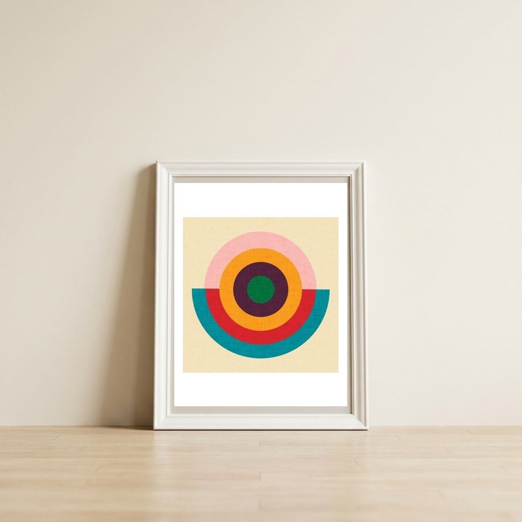 Solaris — framed, leaning against the wall