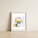 Amaryllis 2 — framed, leaning against the wall thumbnail