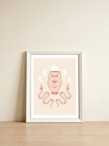 Terracotta Snakes — framed, leaning against the wall thumbnail