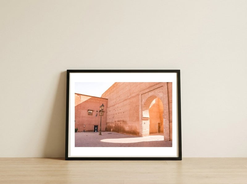 Arch Shadow 1 — framed, leaning against the wall