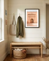 Grand Moroccan Door Marrakech framed in a relaxed room thumbnail