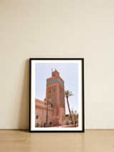 Marrakech Moroccan Mosque — framed, leaning against the wall thumbnail