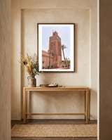 Marrakech Moroccan Mosque framed in a welcoming room thumbnail