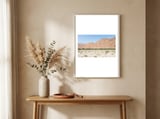 Middle East Desert Road framed in a welcoming room thumbnail