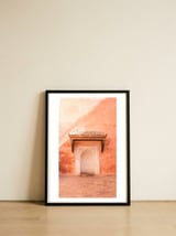 Moroccan Doorway Portrait — framed, leaning against the wall thumbnail