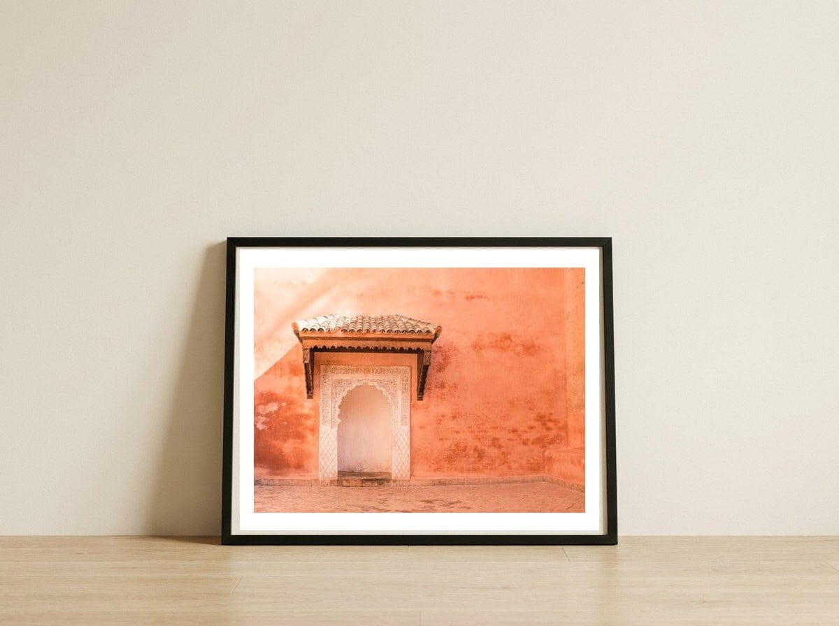 Moroccan Doorway — framed, leaning against the wall