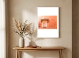 Moroccan Doorway framed in a welcoming room thumbnail