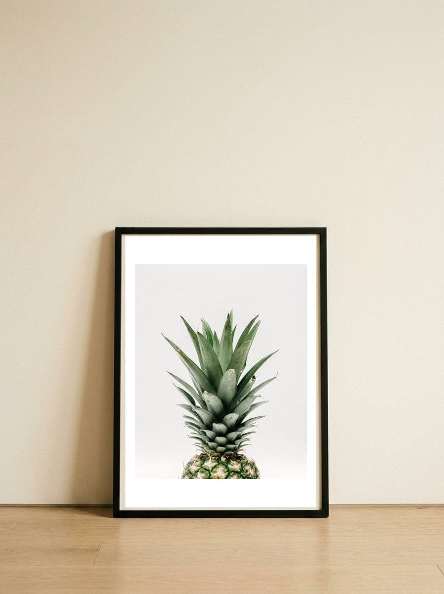 Pineapple Top — framed, leaning against the wall