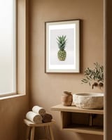 Pineapple framed in a serene room thumbnail