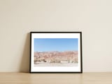 Rocky Desert Road — framed, leaning against the wall thumbnail