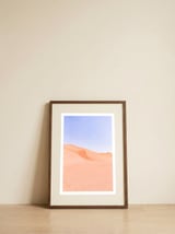 Sahara Desert Portrait — framed, leaning against the wall thumbnail