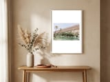 Tropical Oasis framed in a welcoming room thumbnail