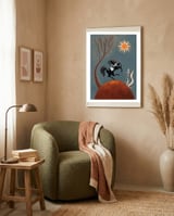 Folk Art Fairytale framed in a tender room thumbnail
