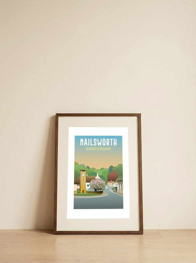 Nailsworth — framed, leaning against the wall