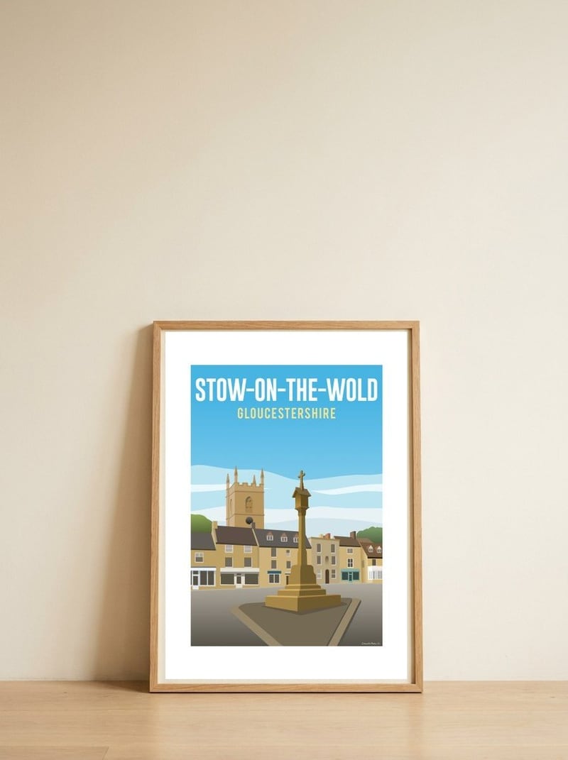 Stow On The Wold — framed, leaning against the wall