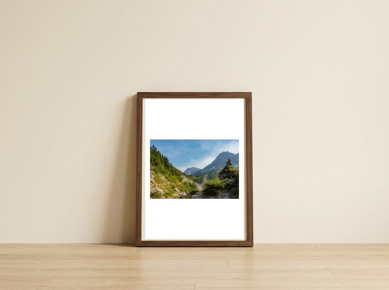 Cascade Pass  — framed, leaning against the wall