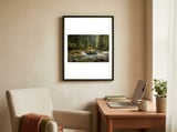 Cascade River framed in a focused room thumbnail
