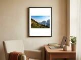 North Cascades framed in a focused room thumbnail