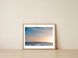 Pelican Sunset — framed, leaning against the wall thumbnail