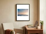 Pelican Sunset framed in a focused room thumbnail