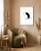 Cheeky framed in a tender room thumbnail