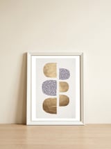 Geometric Abstracta — framed, leaning against the wall thumbnail