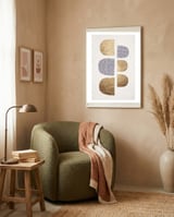 Geometric Abstracta framed in a tender room thumbnail