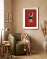 Prima Ballerina framed in a tender room thumbnail