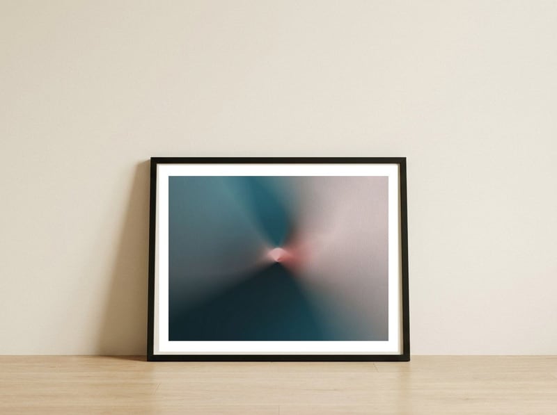 Out Focus 01  — framed, leaning against the wall