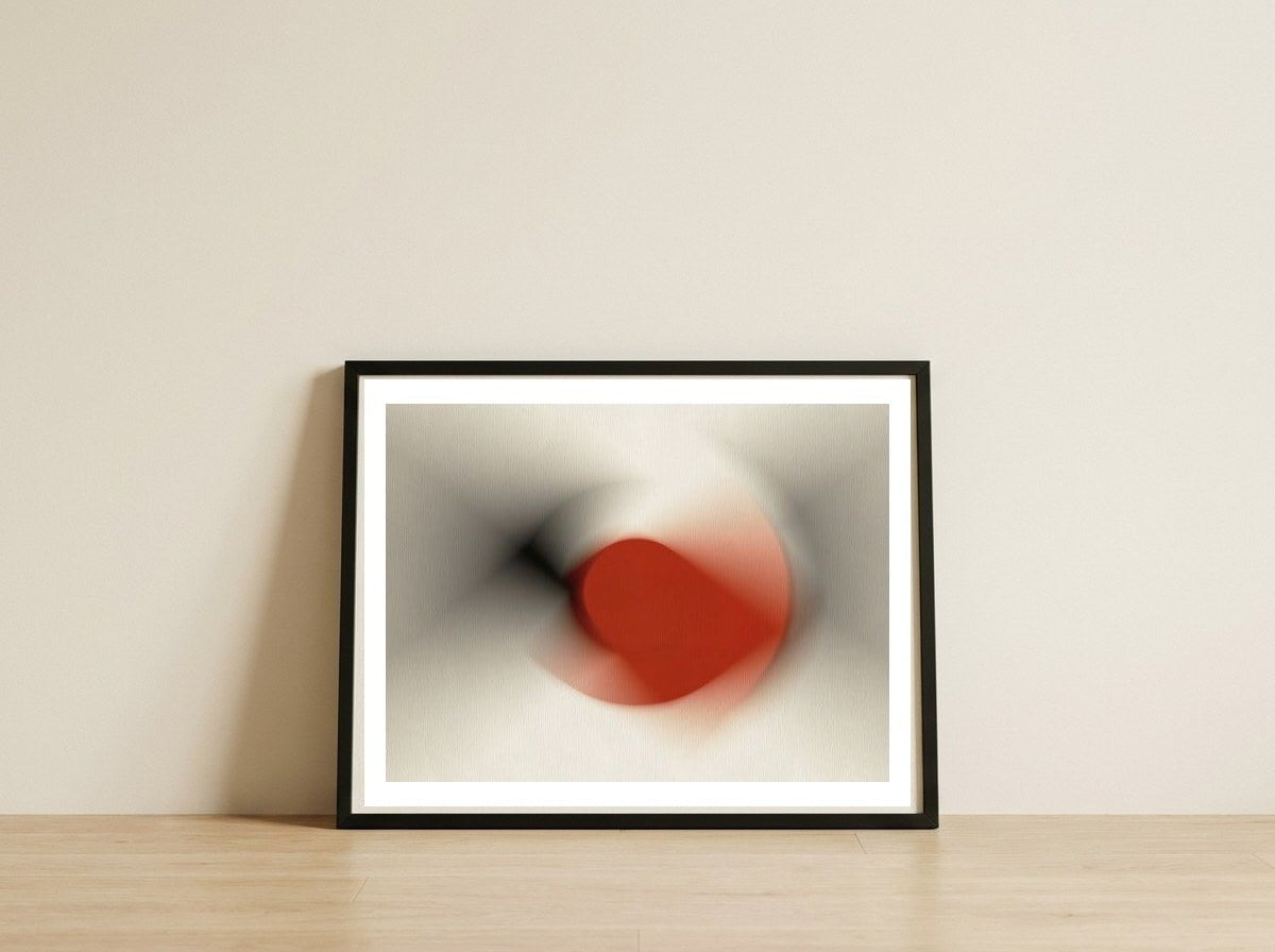 Out Focus 04 — framed, leaning against the wall