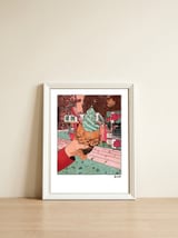 Bungeo Ppang — framed, leaning against the wall thumbnail