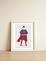 Superheroes  — framed, leaning against the wall thumbnail