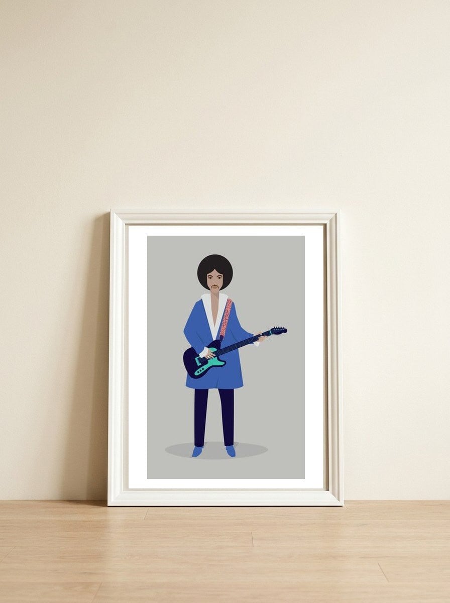 The Artist — framed, leaning against the wall