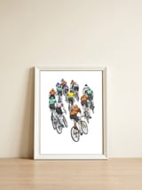Peloton — framed, leaning against the wall thumbnail
