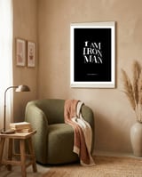 I Am Ironman framed in a tender room thumbnail