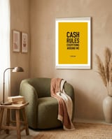 Cash Rules framed in a tender room thumbnail