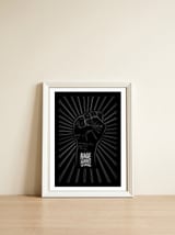 Rage Against Mood — framed, leaning against the wall thumbnail