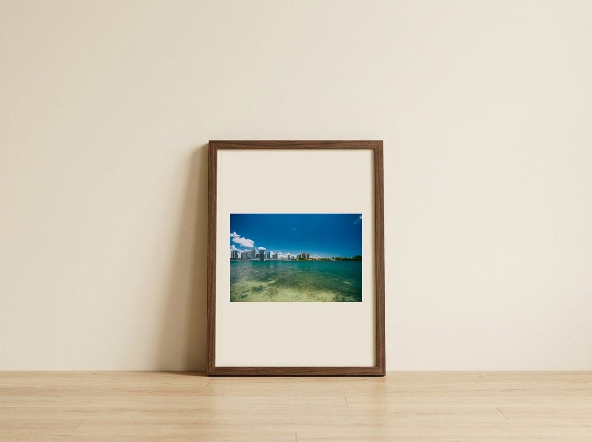 305 — framed, leaning against the wall