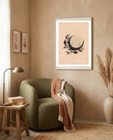 Black Moon framed in a tender room thumbnail