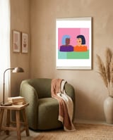 Cool Girls framed in a tender room thumbnail