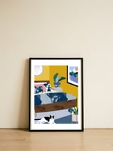 Patchwork  — framed, leaning against the wall thumbnail