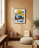 Patchwork  framed in a gentle room thumbnail