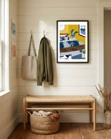 Patchwork  framed in a relaxed room thumbnail