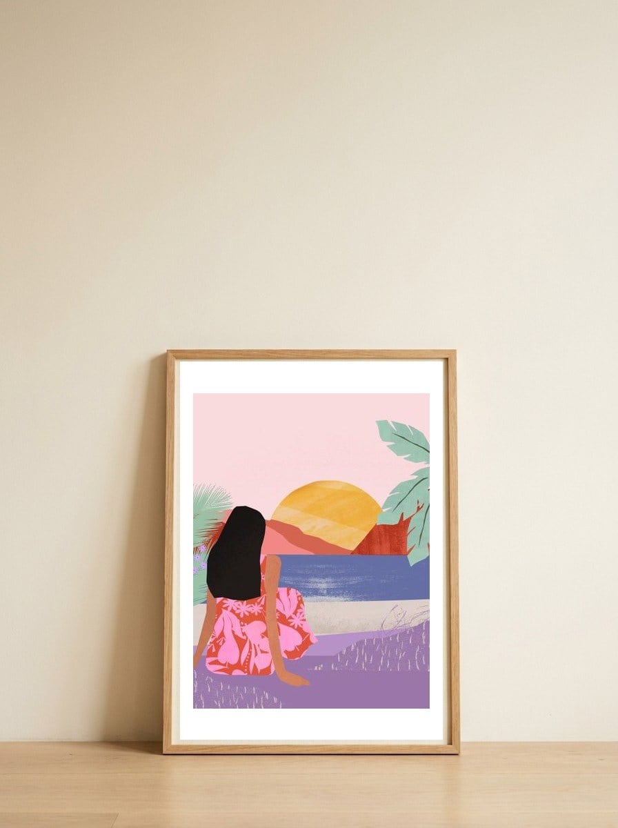 33 — framed, leaning against the wall