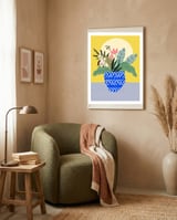 Vase framed in a tender room thumbnail