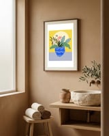 Vase framed in a serene room thumbnail