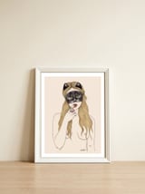 Cat — framed, leaning against the wall thumbnail