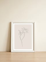 Flower 01 — framed, leaning against the wall thumbnail