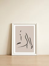 Nude 02 — framed, leaning against the wall thumbnail