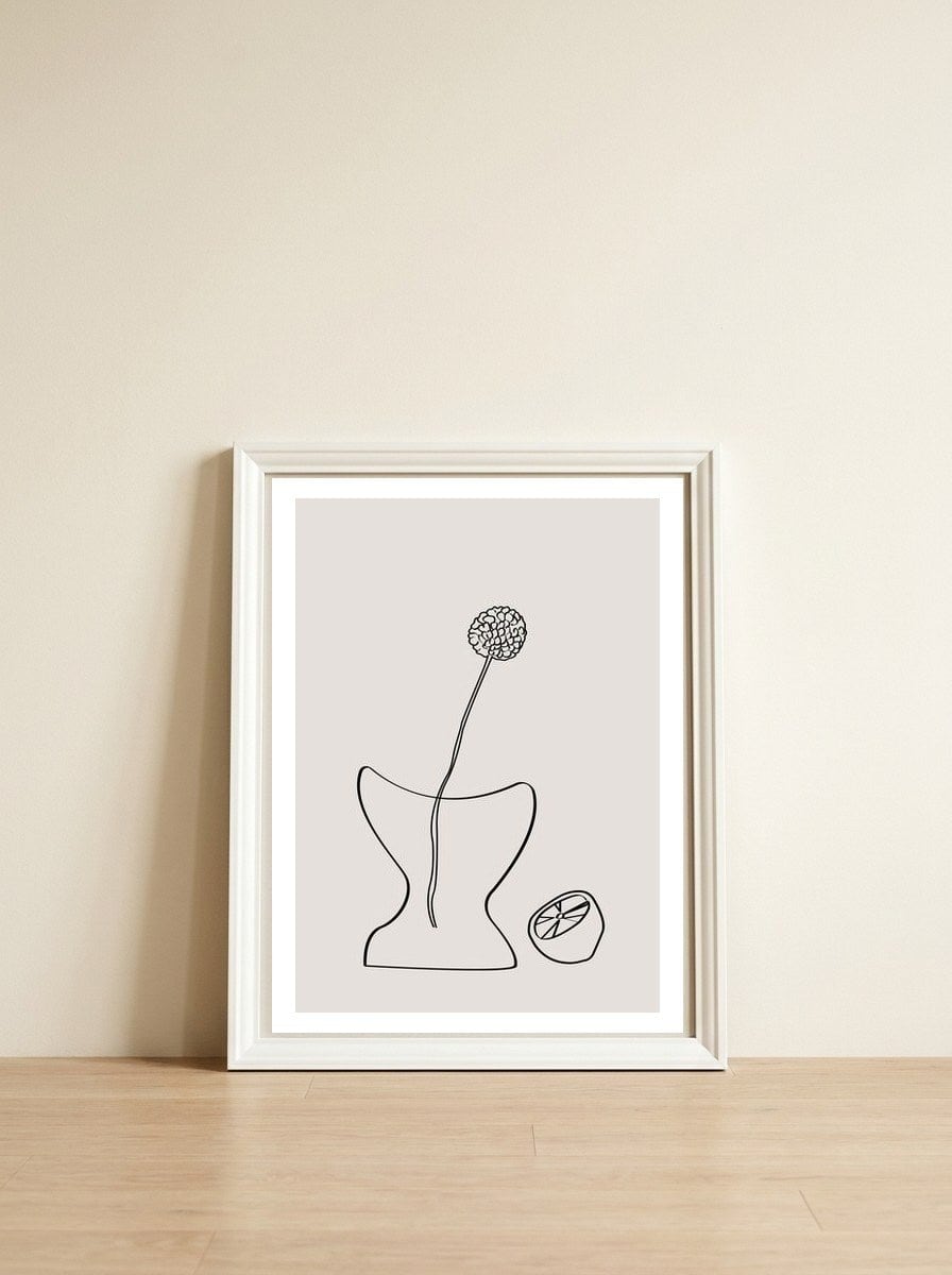 Still Life 010 — framed, leaning against the wall